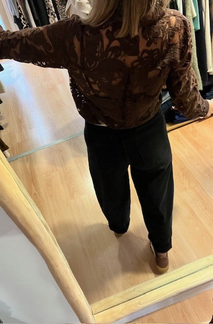 Chemise  marron Amandine