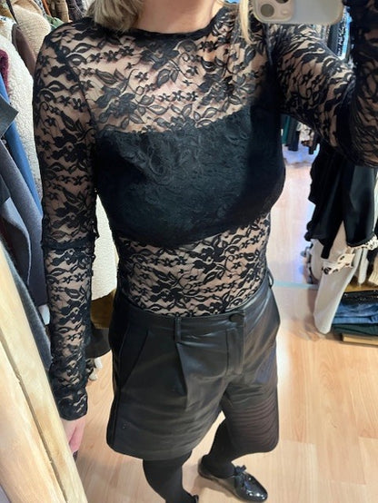Body en dentelle noir Santa