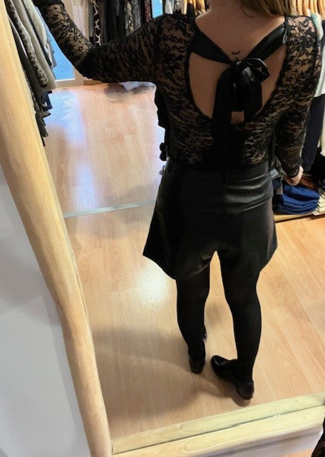 Body en dentelle noir Santa