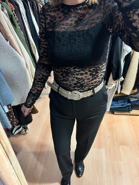 Body en dentelle noir Santa