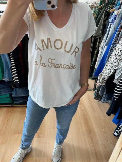 T-shirt "Amour à la française"